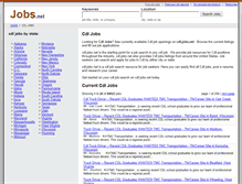 Tablet Screenshot of cdl.jobs.net