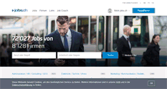 Desktop Screenshot of jobs.ch