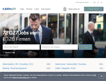 Tablet Screenshot of jobs.ch