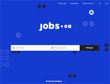 Tablet Screenshot of jobs.ca