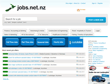 Tablet Screenshot of jobs.net.nz